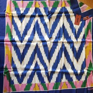 Missoni Multicolor Zigzag Silk Scarf